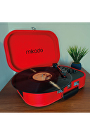 Mikado Nostalgia MN-101 Pikap Kırmızı Usb+RCA+Bluetooth Destekli Müzik Kutusu