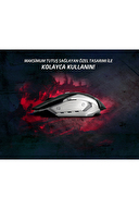 Everest SM-G72 Usb Siyah/Gümüş Işıklandırmalı Oyuncu Mouse