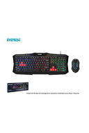 Klavye + Mouse Oyun Seti Everest Kmx-88