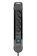 Silver Crest 4 'Lü Akım Korumalı Gri Priz 1.5 Metre