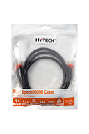 Hytech HY-HDM1 HDMI TO HDMI 1.5m Altın Uçlu 24K 1.4 Ver. 3D Kablosu