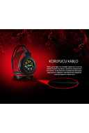 Snopy SN-GX7 CRAZY Siyah USB Ledli Mikrofonlu Oyuncu Kulaklığı