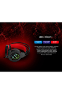 Snopy SN-GX7 CRAZY Siyah USB Ledli Mikrofonlu Oyuncu Kulaklığı