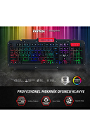 Everest KB-R800 METAFOR USB Gökkuşağı Aydınlatmalı Q Metal Yüzey Gaming Oyuncu Klavyesi