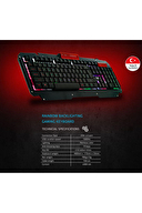Everest KB-R800 METAFOR USB Gökkuşağı Aydınlatmalı Q Metal Yüzey Gaming Oyuncu Klavyesi