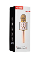 Asonic AS-M09 Karışık Renkli BT,AUX,USB,TF Card Destekli Karaoke Mikrofon