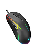 Rampage SMX-R115 GEAR-X 6400dpi Hareketli RGB Işıklı 9 Adet Makro Tuşlu Gaming Oyuncu Mouse