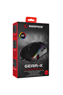 Rampage SMX-R115 GEAR-X 6400dpi Hareketli RGB Işıklı 9 Adet Makro Tuşlu Gaming Oyuncu Mouse