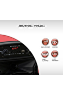 Mikado MD-814KP 15W, 3.7V1200mAh Siyah Kablolu Mikrofon AUX /USB/TF/Bluetooth LED Işıklı Speaker