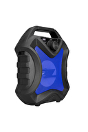 Mikado MD-5BT X-Life 5W 1200mAh Siyah/Mavi USB/SD Cart/Bluetooth Kablosuz MP3 Oynatıcı Hoparlör