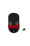 Everest SM-18 Usb Siyah/Kırmızı 2.4Ghz Optik Kablosuz Mouse