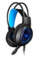 Hytech HY-G1 LEGEND Mavi 3,5mm Gaming Oyuncu Mikrofonlu Kulaklık