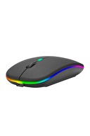 Everest SM-BT11 Usb Siyah 2in1 Bluetooth ve 2.4GHz Şarj Edilebilir Kablosuz Mouse