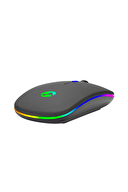 Everest SM-BT11 Usb Siyah 2in1 Bluetooth ve 2.4GHz Şarj Edilebilir Kablosuz Mouse
