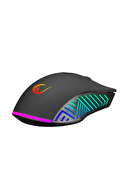Rampage SMX-G68 SPEAR Full RGB 7200DPI Siyah 7D Makrolu Gaming Oyuncu Mouse
