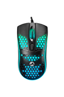 Everest SM-654 ECO Usb Siyah 4D Optik LED Işıklı Gaming Oyuncu Mouse