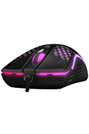 Everest SM-654 ECO Usb Siyah 4D Optik LED Işıklı Gaming Oyuncu Mouse