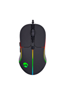 Everest RAGE-X3 Usb Siyah 7 Tuşlu Ledli 6400 dpi Gaming Oyuncu Mouse