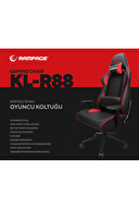 Rampage KL-R88 3D Ayarlı Kırmızı/Siyah Gaming Oyuncu Koltuğu
