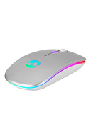 Everest SMW-710 Usb 2.4Ghz Gümüş Ledli 800/1200/1600dpi Şarjlı Kablosuz Mouse