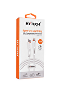 Hytech HY-XPD10 PD 20W 1m Type C to Lightning PD QuickCharge Hızlı Şarj Kablosu