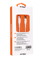 Hytech HY-XTP20 1M 3A TypeC to TypeC Hızlı Data + Sarj Kablosu