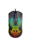 Everest SM-G07 METAFOR Usb Siyah 800/1600/3200/4800/6400 dpi RGB Gaming Mouse