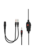 Snopy SN-X51 MATCH Kırmızı/Siyah Gaming Kulaklık