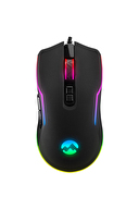 Everest SM-G14 DUSK Usb Siyah 1600-7200 dpi RGB Ledli Gaming Oyuncu Mouse