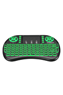 Everest EV-MK 10 2.4GHz 3 Renk Işıklı kablosuz 2.4GHz Wifi Smart TV Mini Klavye Dokunmatik Mouse