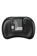 Everest EV-MK 10 2.4GHz 3 Renk Işıklı kablosuz 2.4GHz Wifi Smart TV Mini Klavye Dokunmatik Mouse