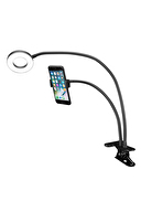 Asonic AS-SF100 3,6 inç Telefon Tutuculu Youtuber Makyaj Halka LED Işık