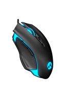 Everest KM-6168 FORMULA COMBO Usb 3 Makro Tuşlu RGB Aydınlatmalı Q Gaming Oyuncu Klavye Mouse Set