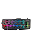 Everest KM-6168 FORMULA COMBO Usb 3 Makro Tuşlu RGB Aydınlatmalı Q Gaming Oyuncu Klavye Mouse Set