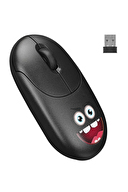 Everest SM-26 FASHION 2.4Ghz Siyah Kabartmalı Kablosuz Mouse