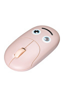 Everest SM-26 FASHION 2.4Ghz Pembe Kabartmalı Kablosuz Mouse
