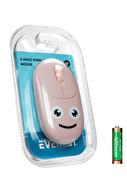 Everest SM-26 FASHION 2.4Ghz Pembe Kabartmalı Kablosuz Mouse