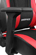 Rampage KL-R57 Nexus Terletmez Kumaş Deri Kırmızı/Siyah Oyuncu Koltuğu
