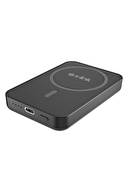 S-link M5 5000mAh PD20W Magsafe 15W Kablosuz Type-C Siyah Taşınabilir Pil Şarj Cihazı Powerbank