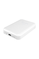 S-link M5 5000mAh PD20W Magsafe 15W Kablosuz Type-C Beyaz Taşınabilir Pil Şarj Cihazı Powerbank