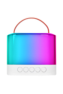 Mikado MD-16BT Favorite Beyaz TF Kart Destekli Bluetooth Wireless Karaoke Mikrofonlu 1200mAh Taşınabilir Speaker