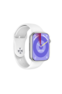 Hytech W99 Watch IOS ve Android Uyumlu MActive 2.05" inç Geniş Ekranlı Gümüş Akıllı Saat