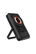 S-link M1029 10000mAh Magsafe 15W HSC22.5W+PD20W+QC3.0 Siyah LCD Taşınabilir Şarj Cihazı Powerbank