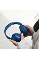 Snopy SN-BT37 Chord Mavi TF Kart Özellikli Bluetooth Kulaklık