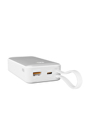 S-link G350 10000mAh PD35W+QC30W-HSC22,5W Beyaz LCD Taşınabilir Pil Şarj Cihazı Powerbank