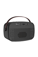 Mikado MD-57BT Endless 5W Siyah TF + USB + AUX + BT Destekli 2 Wireless Karaoke Mikrofon 1200mAh Taşınabilir Speaker