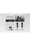 Mikado MD-57BT Endless 5W Siyah TF + USB + AUX + BT Destekli 2 Wireless Karaoke Mikrofon 1200mAh Taşınabilir Speaker