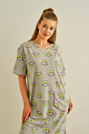 Hays Kadın Gecelik 27424GRI