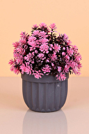 Hometime Çizgili Saksı Top Yapay Çiçek