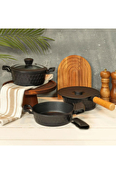 Brioni Diamond 5 Parça Midi Set Siyah